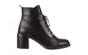 Trzewiki -195 20K-6508 Black 195004, Czarny, Skóra naturalna | Bayla Online